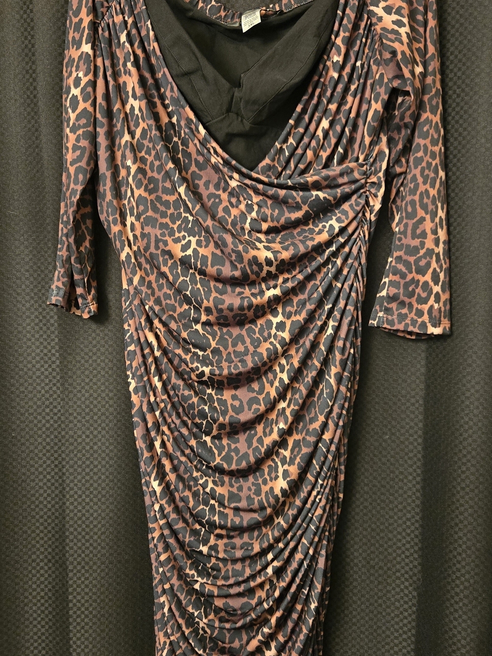 Leopard-Print Monica Wiggle Dress.